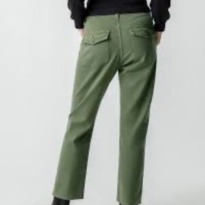 AMO 25 Tea Leaf Easy Army Trousers Corduroy Cotton Bucket Pockets